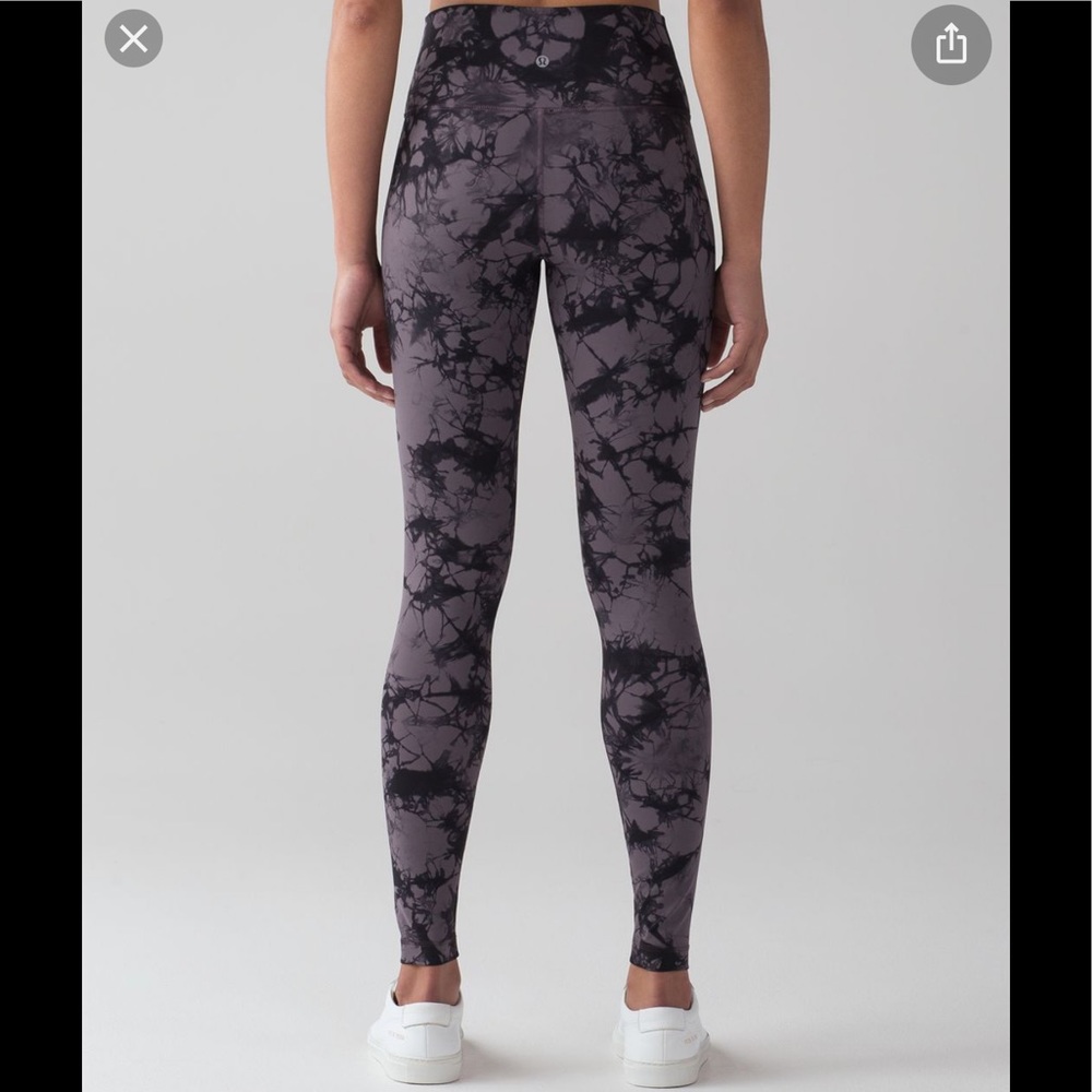 lululemon Wunder Under Pant High Rise Shibori